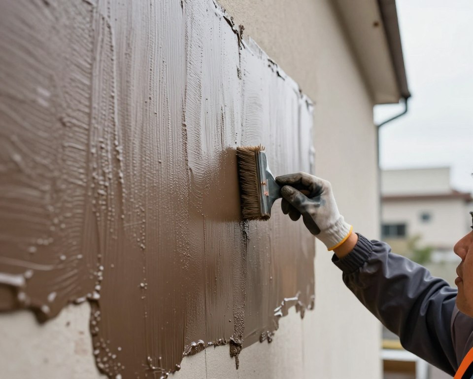 borracha líquida parede externa