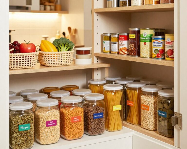 como organizar despensa de alimentos