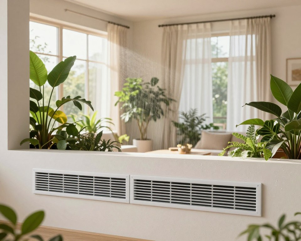 ventilação ambiente infiltração