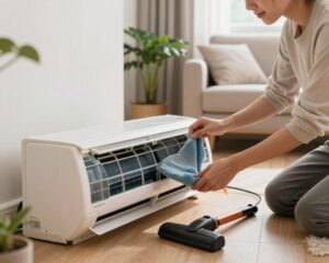 como limpar ar condicionado split em casa