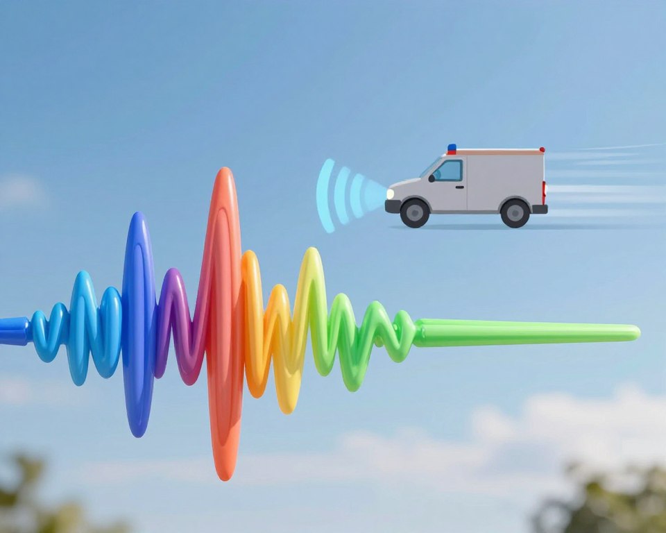 efeito Doppler ondas sonoras