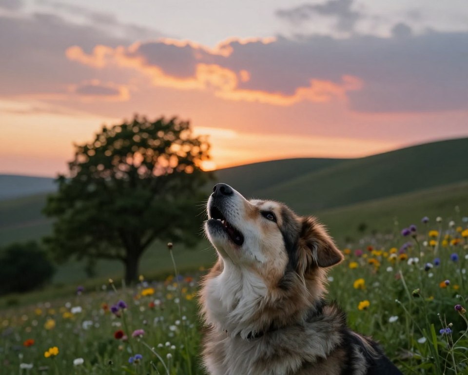 fatores ambientais e estímulos sonoros cachorro uivando