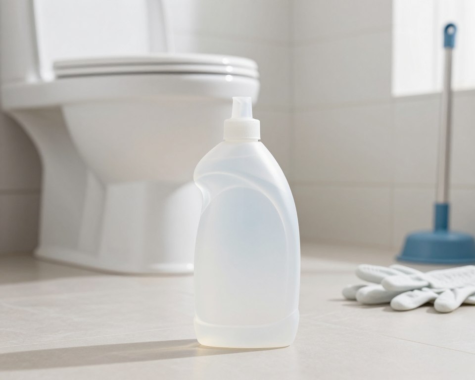 garrafa PET para desentupir vaso sanitário