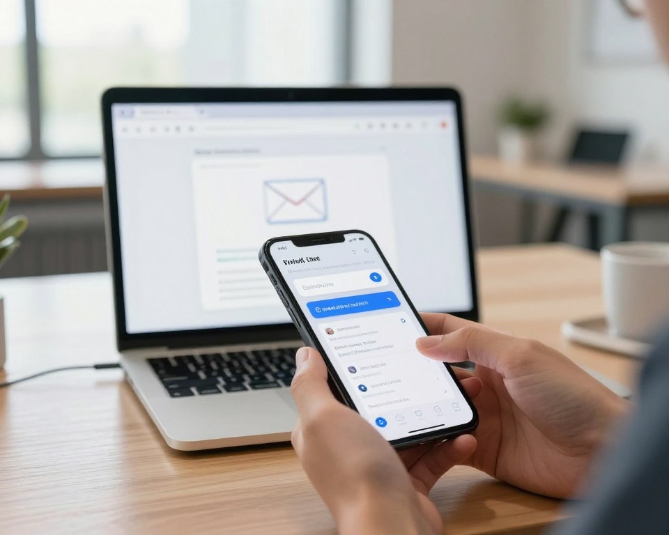 integração e-mail navegadores móveis