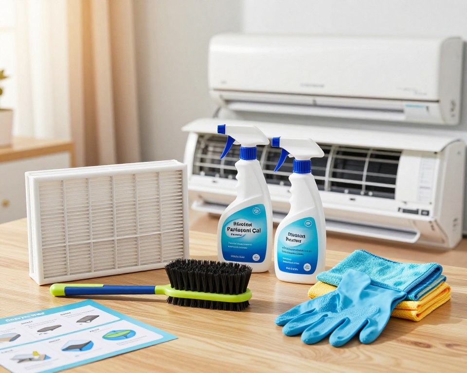 materiais higienização ar-condicionado