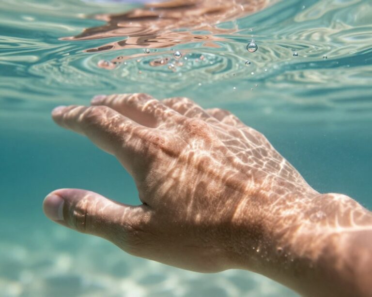 por que a pele enruga na agua