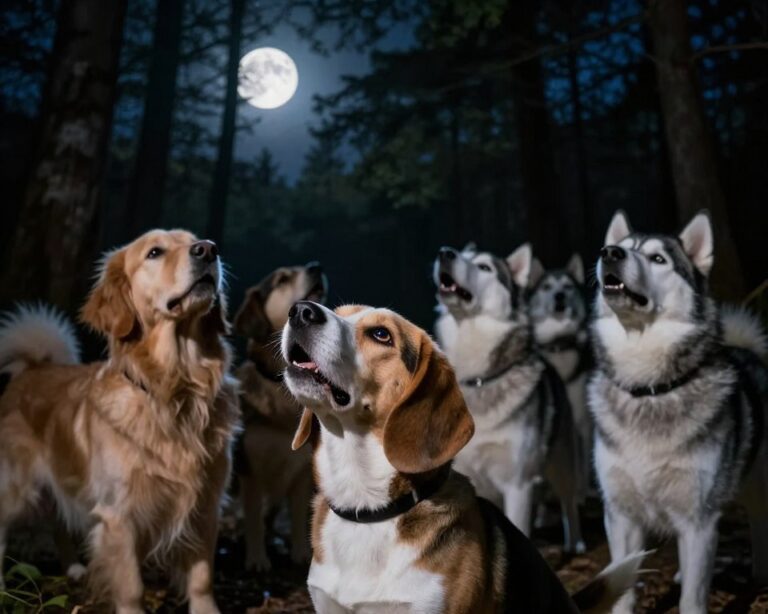por que os cachorros uivam